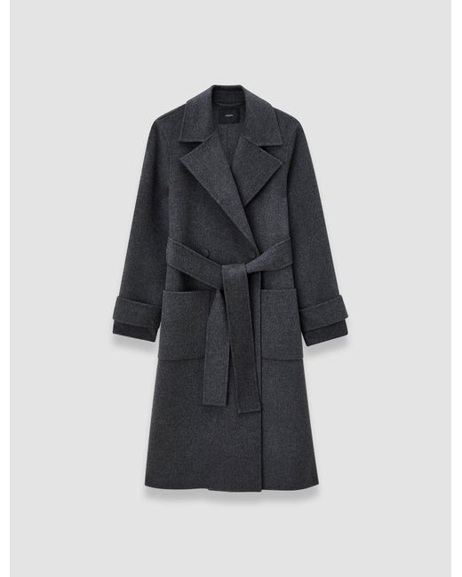 Joseph Blue Arline Double Face Cashmere Coat