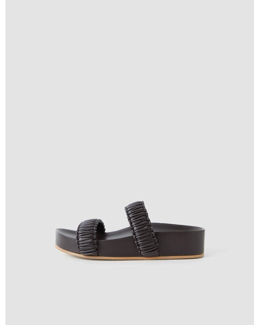 Joseph White Isha Braided Leather Sandals