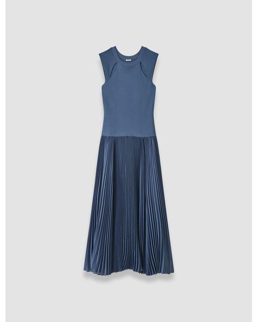 Joseph Blue Nereus Light Viscose Knit Dress