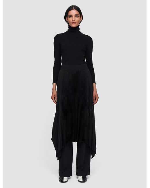 Jupe Ade en maille plissée Joseph en coloris Black
