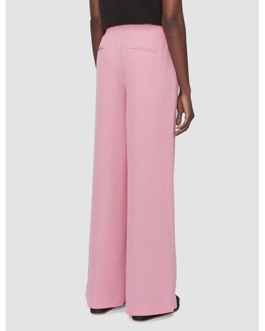 Joseph Pink Nour Satin Twill Trousers