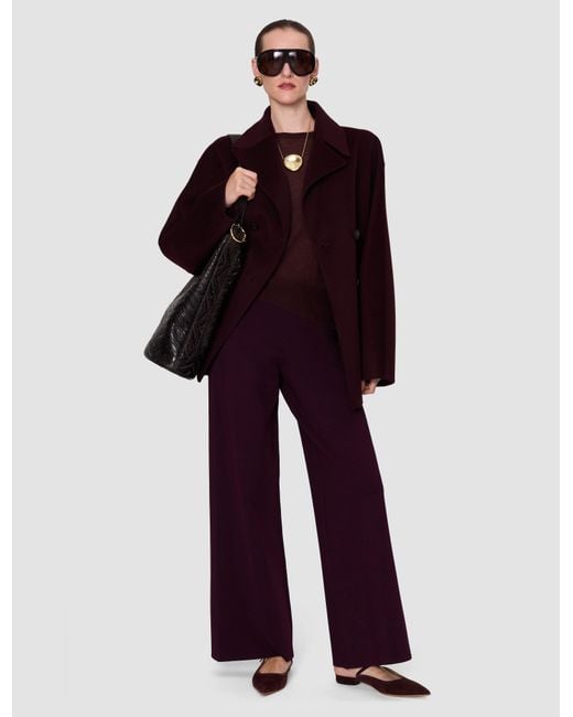 Joseph Purple Benita Compact Milano Trousers