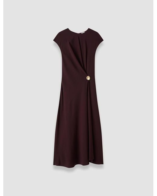 Joseph Purple Taipan Crepe Dress