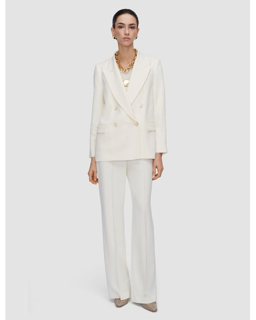 Joseph White Jaden Viscose Tailoring Jacket