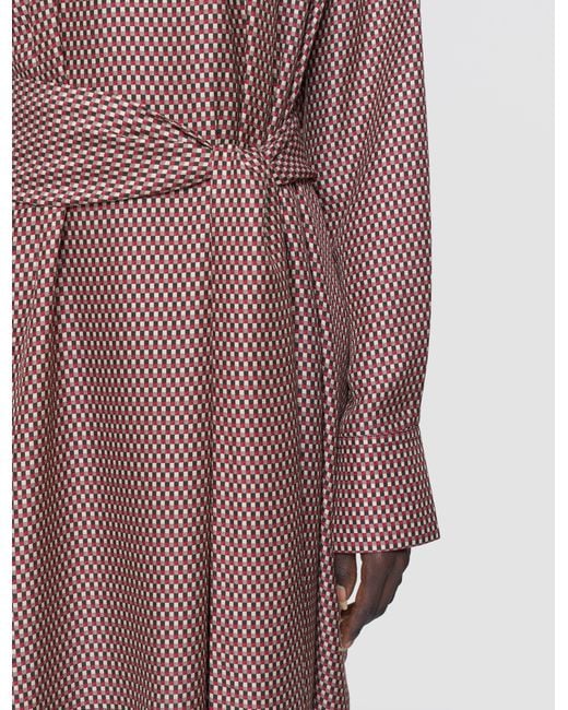 Robe Agata En Mélange De Soie Imprimée Joseph en coloris Pink