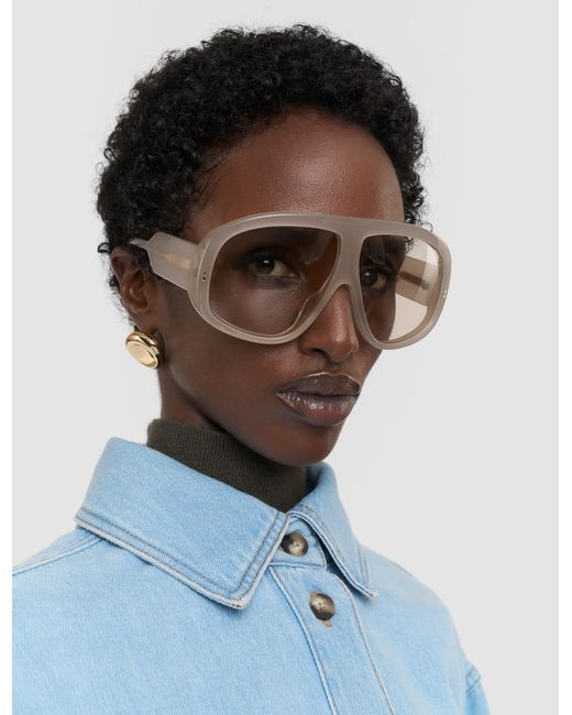 Joseph Natural Atlas Aviator Sunglasses