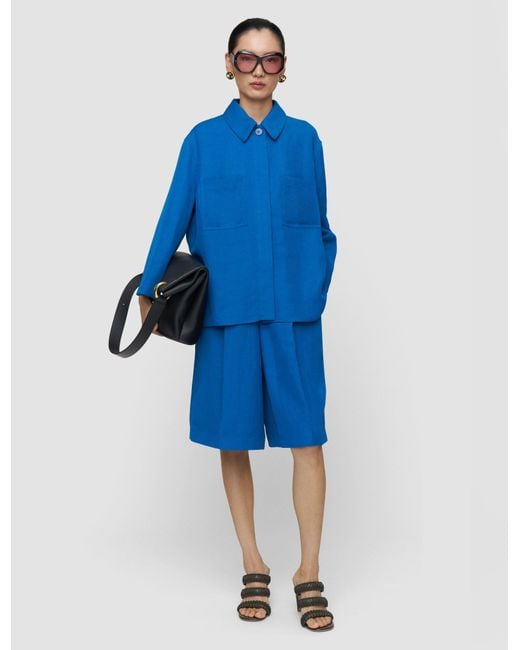 Chemise Simi En Mélange De Lin Joseph en coloris Blue