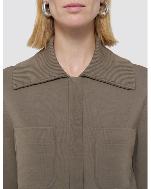 Joseph Gray Milano Knit Stretch Short Jacket