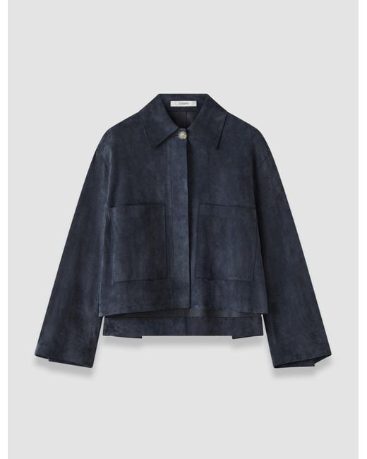 Joseph Blue Aitna Light Suede Jacket