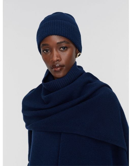 Joseph Blue Chia Light Pure Cashmere Hat