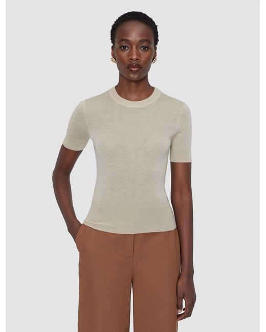 Joseph Natural Cashair Top