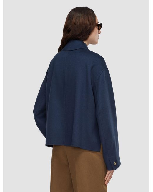 Joseph Blue Kalaa Light Double Face Wool Jacket