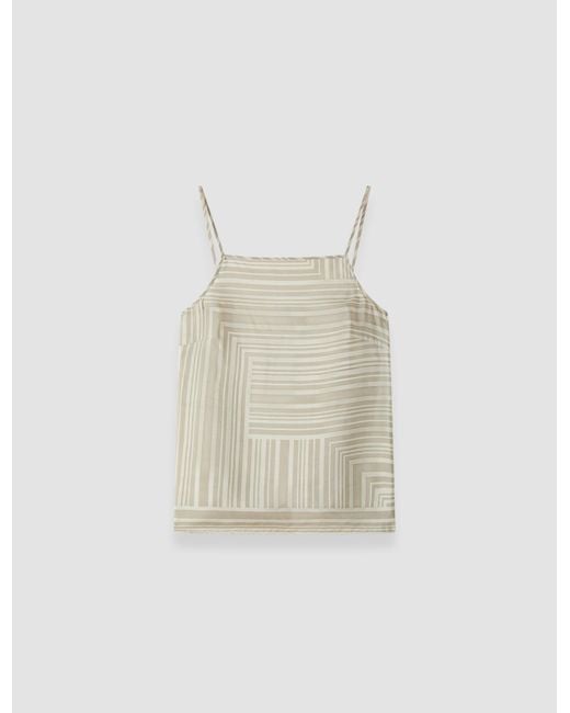 Joseph Natural Stace Printed Silk Camisole