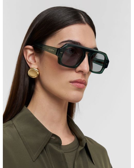Joseph Green Talba Aviator Sunglasses
