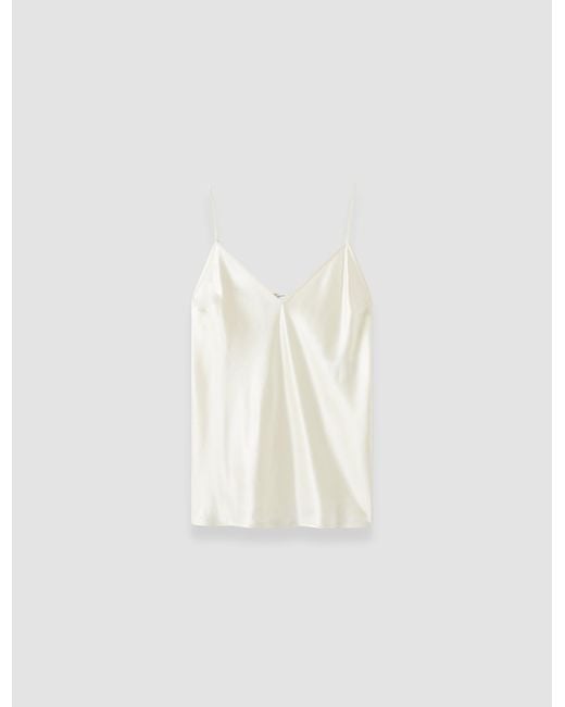 Joseph Blue Clea Silk Satin Camisole
