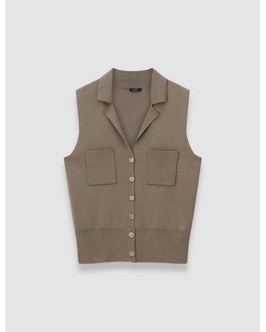 Joseph Brown Milano Knit Stretch Vest