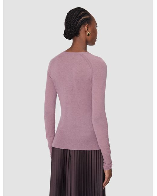 Joseph Pink Geras Cashair Jumper