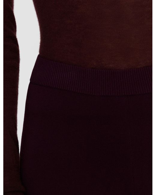 Joseph Purple Benita Compact Milano Trousers
