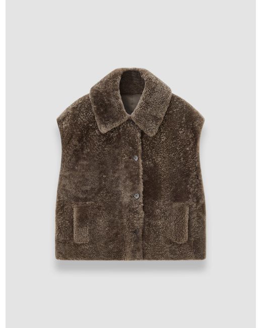 Joseph Brown Molin Reversible Shearling Gilet