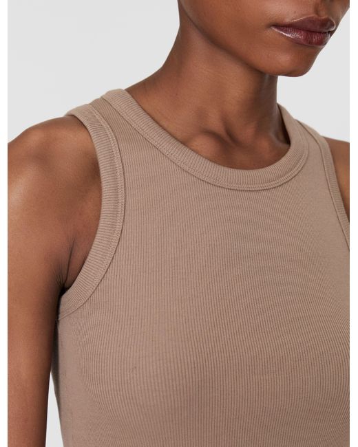 Joseph White Yeux Cotton Rib Vest
