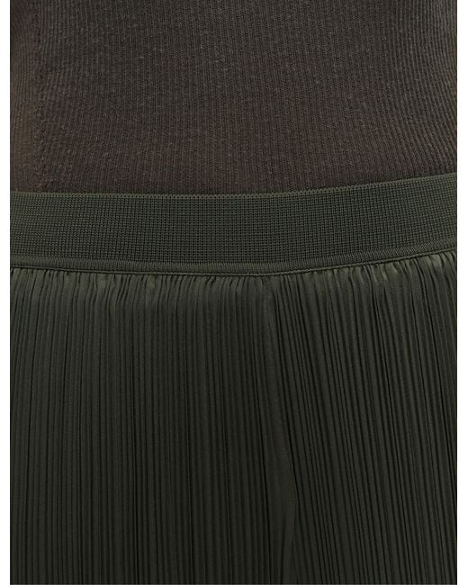 Joseph Green Amber Pleated Satin Trousers