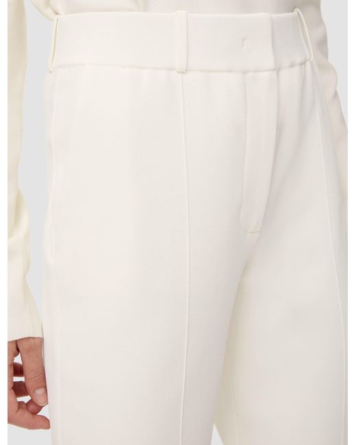 Joseph White Milano Knit Stretch Trousers