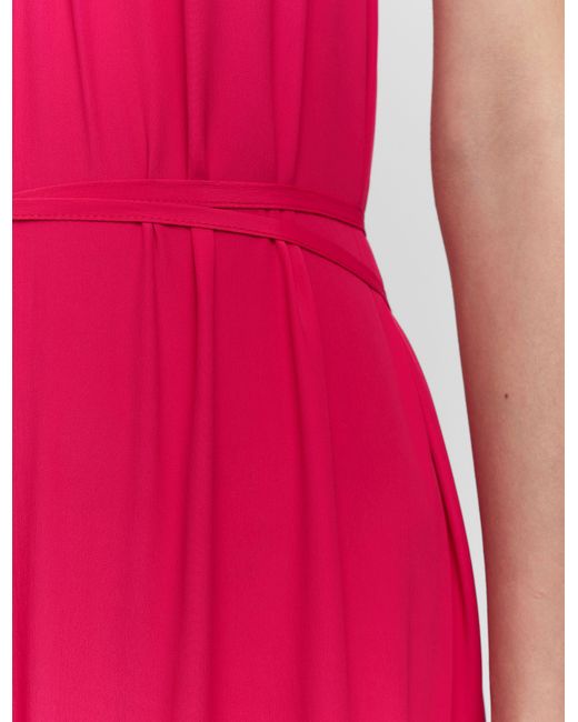 Robe Zuzi En Crêpe Mélangé De Soie Joseph en coloris Pink