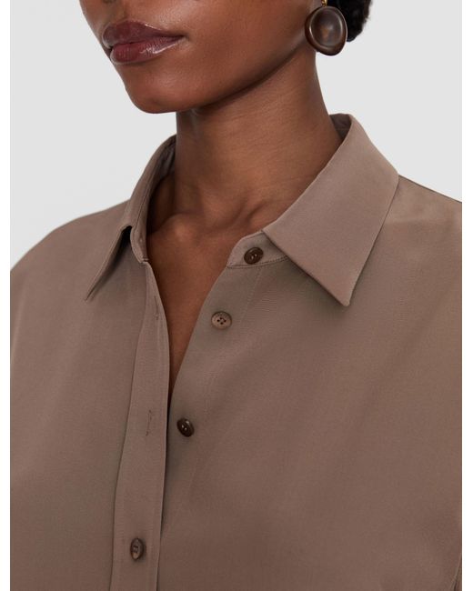 Joseph Natural Joe Crepe De Chine Silk Blouse