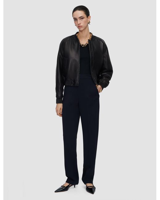 Joseph Blue Pat Comfort Cady Trousers