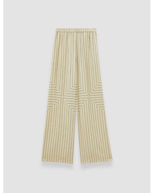 Joseph White Hulin Geometric Print Silk Trousers