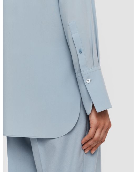 Joseph Blue Joe Silk Crepe De Chine Blouse