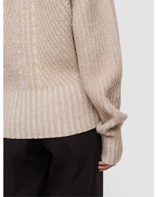 Joseph White Robby Mouliné Merino Knit Jumper