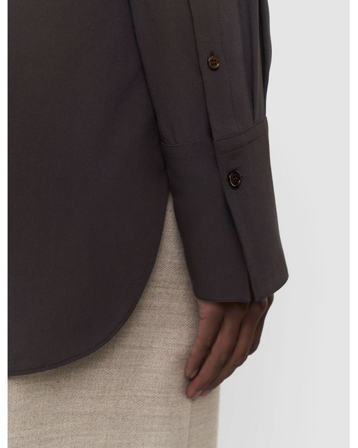 Joseph Brown Joe Crepe De Chine Silk Blouse