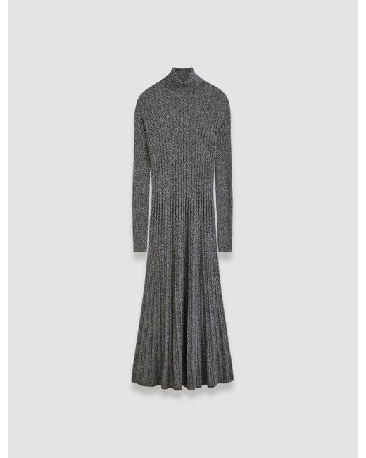 neon knitted dress Bombshell bombshell dress polo shirt long sleeve rib knit dress slit m main image 0