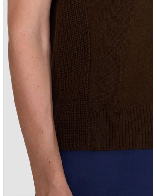 Joseph Brown Meli Double Side Cashmere Top