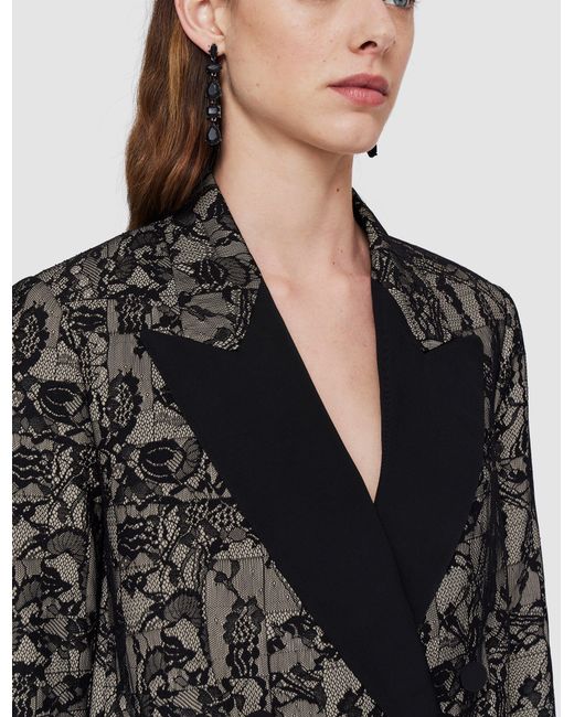 Joseph Black Jaden Patchwork Lace Jacket