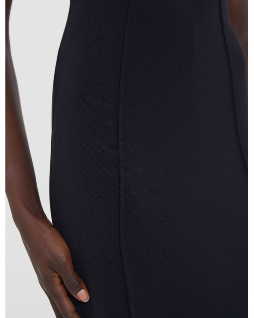 Joseph Blue Foin Compact Milano Knit Dress