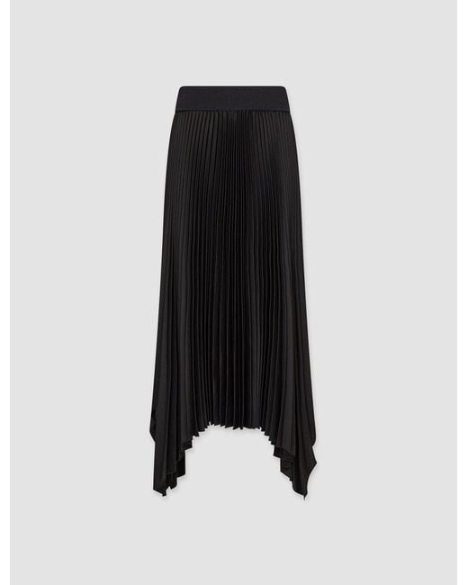 Jupe Ade en maille plissée Joseph en coloris Black
