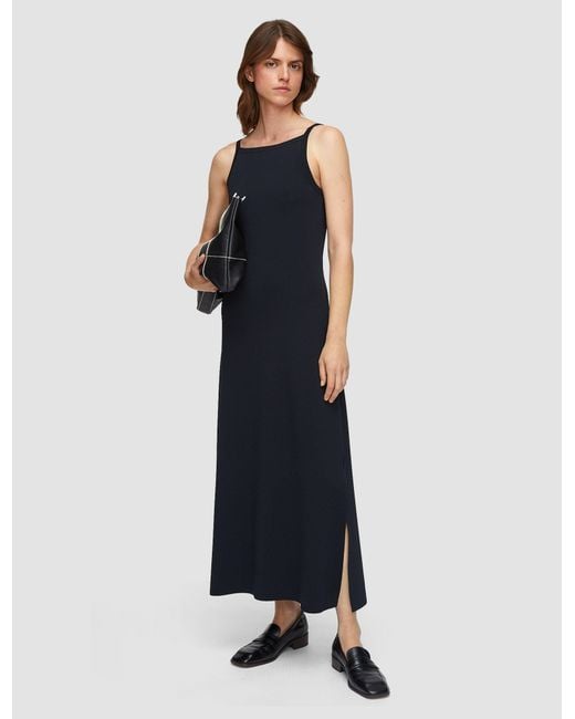 Joseph White Viscose Knit Stretch Dress
