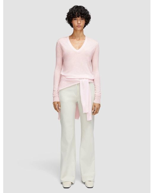 Joseph White Cashair V Neck Jumper