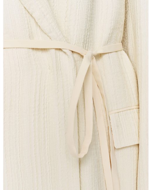 Joseph Natural Amelot Pleat Jacquard Jacket