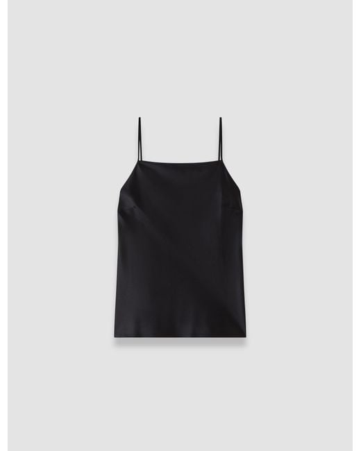 Joseph Black Cloe Silk Satin Camisole