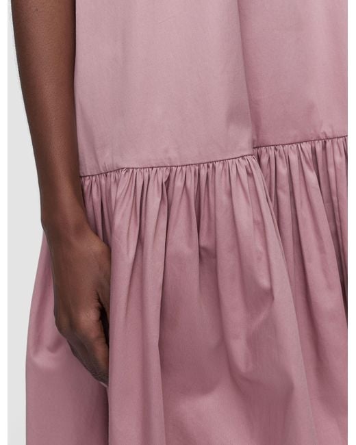 Joseph Pink Tazi Cotton Sateen Dress