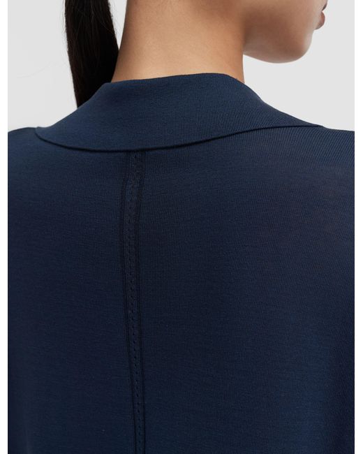 Polo Niata En Soie Superfine Joseph en coloris Blue