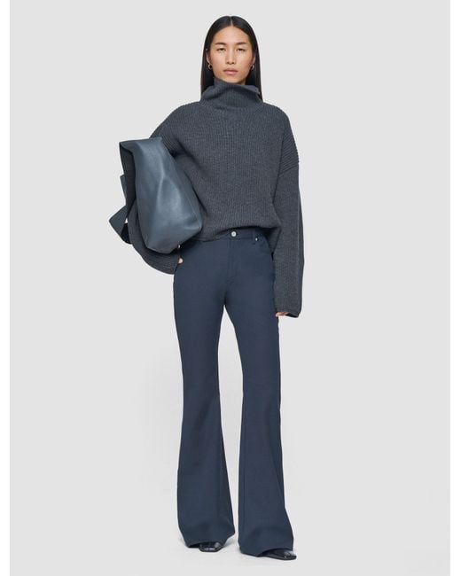 Joseph Blue Bond Gabardine Stretch Trousers