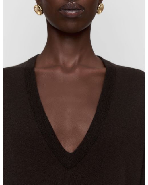 Joseph Brown Cashair V Neck Jumper