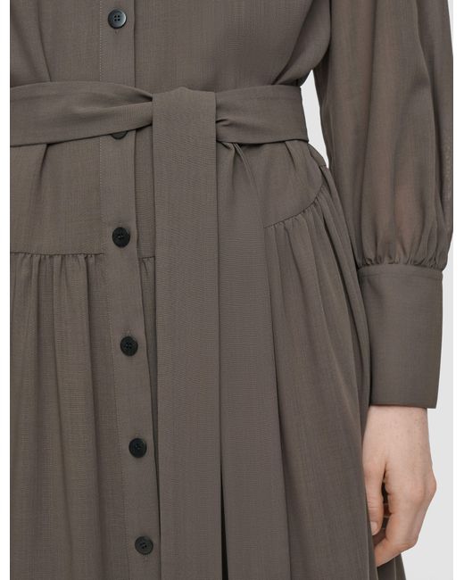 Joseph Brown Emma Sheer Fine Wool Dress