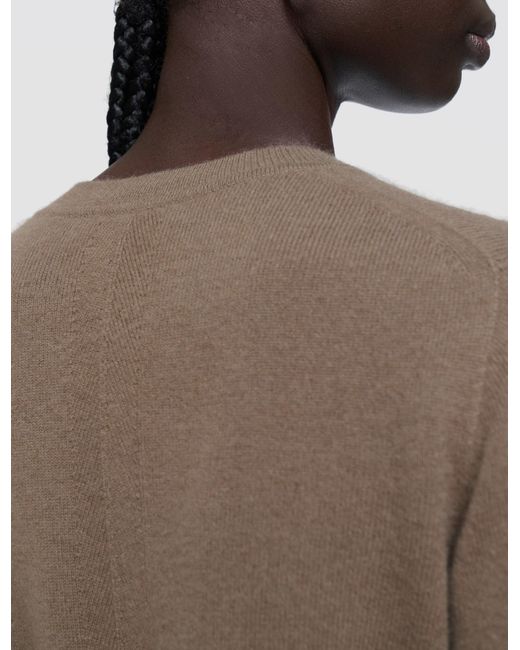Joseph Natural Light Pure Cashmere Round Neck Jumper