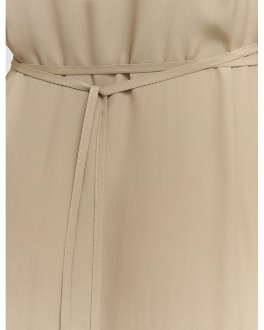 Joseph Natural Lottie Silk Blend Crepe Dress