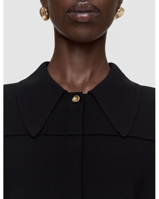 Joseph Blue Gare Compact Milano Knit Jacket